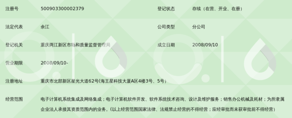 四川华南信息产业重庆分公司落户山城，助力重庆信息科技产业新发展